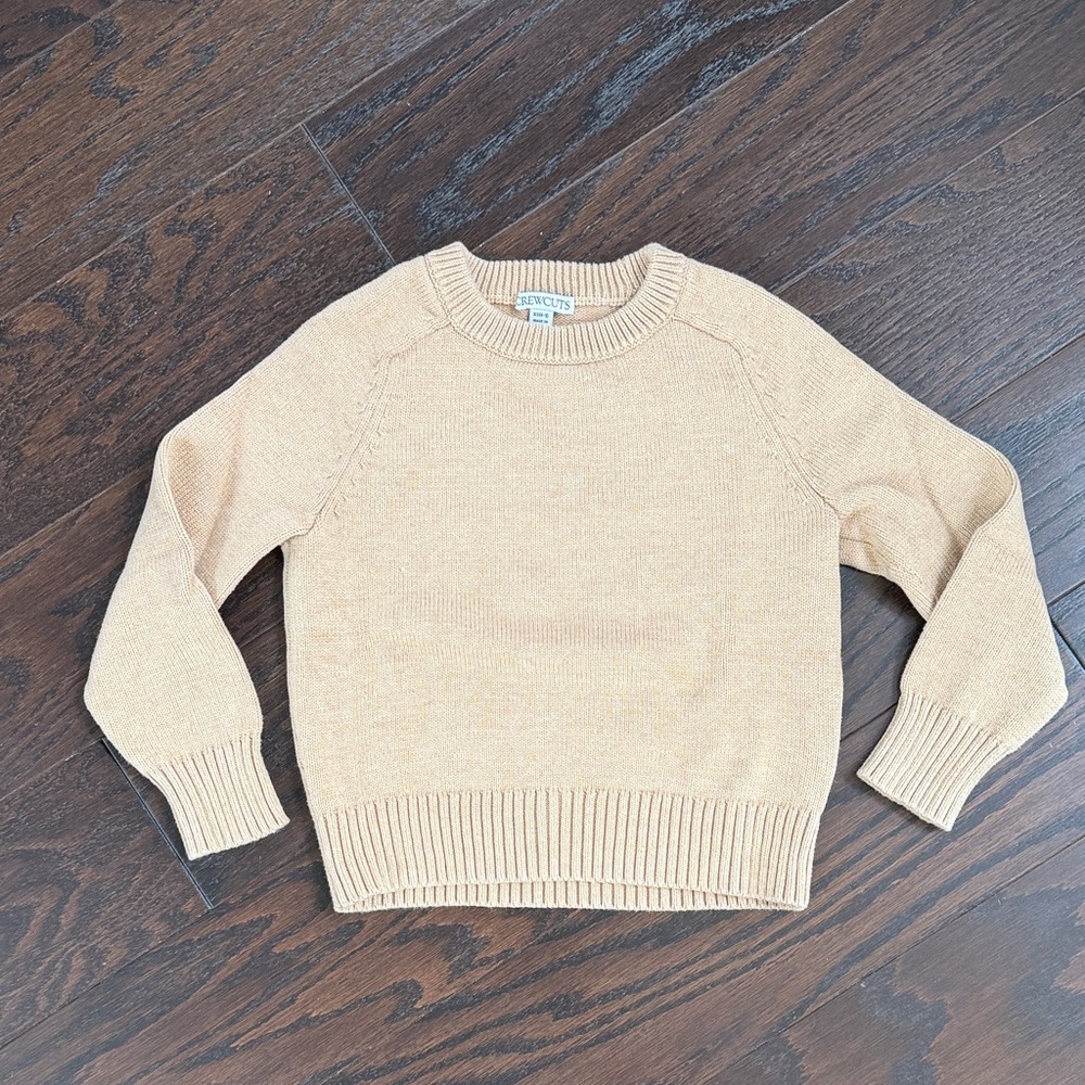 Crewcuts Women's Tan Crew Neck Sweater